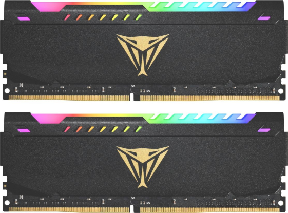 PATRIOT Pamięć DDR4 Viper RGB LED 16GB/3200(2*8GB) CL16 - PVSR416G320C6K