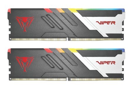 PATRIOT Pamięć DDR5 Viper Venom RGB 16GB/6000 (2x8GB) CL36 - PVVR516G600C36K