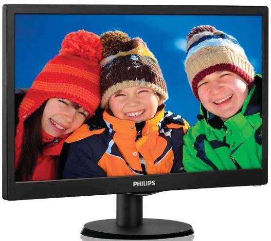 PHILIPS Monitor 18.5 cala 193V5LSB2/10 LED Czarny - 193V5LSB2/10