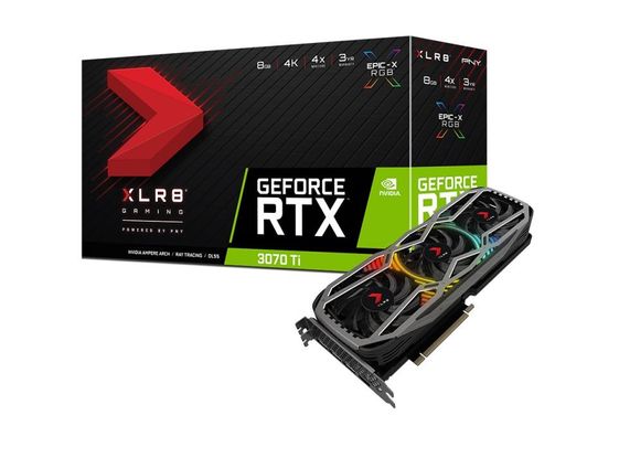 PNY Karta graficzna GeForce RTX 3070 Ti 8GB XLR8 TRIPLE FAN - VCG3070T8TFXPPB