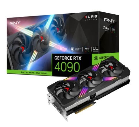 PNY Karta graficzna GeForce RTX 4090 OC 24GB XLR8 GAMING VERTO  - VCG409024TFXXPB1-O
