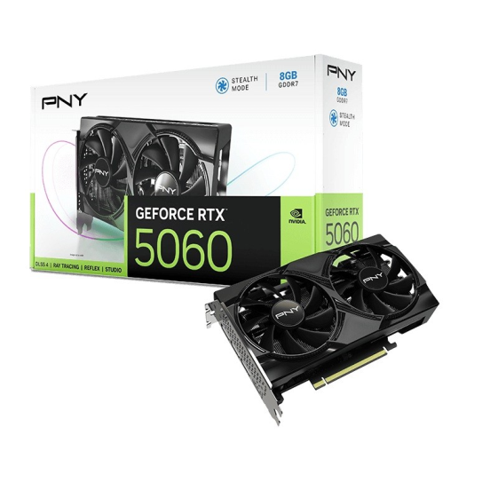 PNY Karta graficzna GeForce RTX 5060 8GB 2F - VCG50608DFXPB1