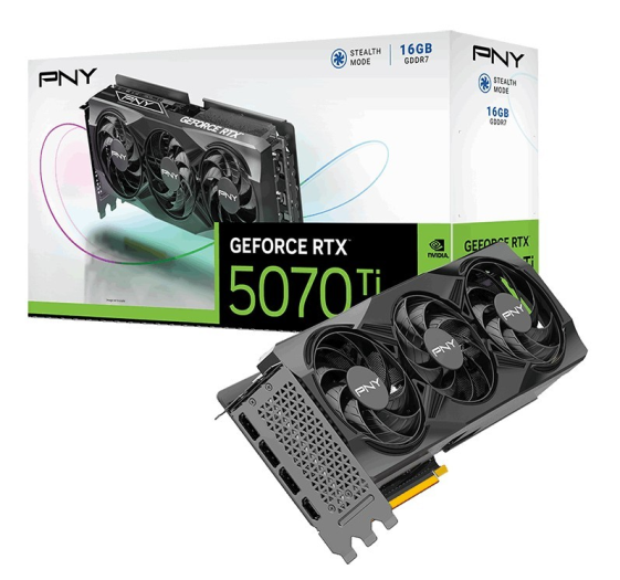 PNY Karta graficzna GeForce RTX5070Ti 16GB VCG5070T16TFXPB1  - VCG5070T16TFXPB1