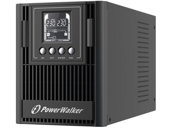 POWERWALKER UPS ON-LINE 1000VA AT 3X FR OUT, USB/RS-232, LCD, TOWER, EPO  - VFI 1000 AT FR