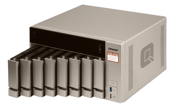QNAP TVS-873e-4G 8x0HDD 4GB 4x3.4Ghz 2xM2 4xGbE PCIe  - TVS-873e-4G