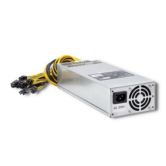 QOLTEC Zasilacz PCI-E Smart 1600W | 80 Plus Gold - 50177