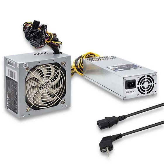 QOLTEC Zestaw zasilacz PCI-E Smart 1600W + ATX SilentLine 350W  - 50351