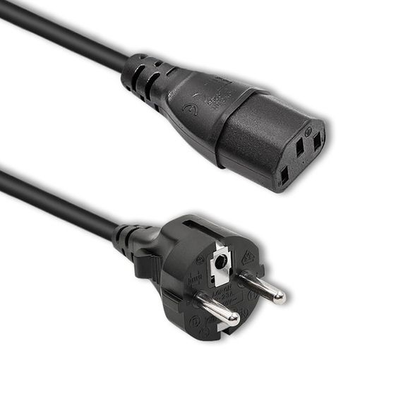 QOLTEC Kabel zasilajacy SCHUKO/C13 | 1.8m  - 50365