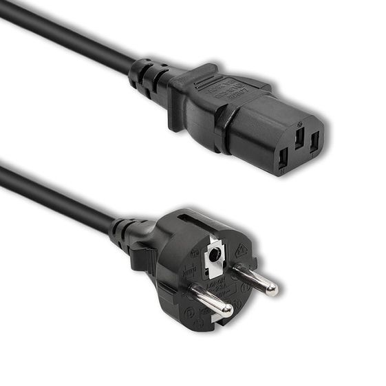 QOLTEC Kabel zasilajcy SCHUKO/C13 | 2.5m  - 50369
