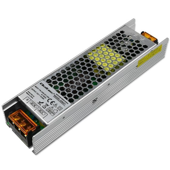 QOLTEC Zasilacz LED Driver | SLIM | 176-264V | IP20 | 120W | 12V | 10A - 50937
