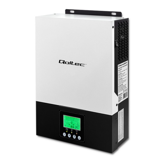 QOLTEC Hybrydowy inwerter solarny Off-Grid 1.5kW | 80A | MPPT | Sinus  - 53875