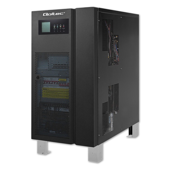 QOLTEC Zasilacz awaryjny UPS 3-fazowy | 20kVA | 16kW | LCD | EPO | SNMP | USB | On-line | Low frequency  - 53985