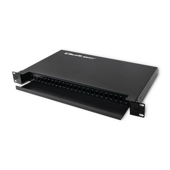 QOLTEC Przełącznica światłowodowa RACK na szynie ODF 24 porty SC/SX  - 54480