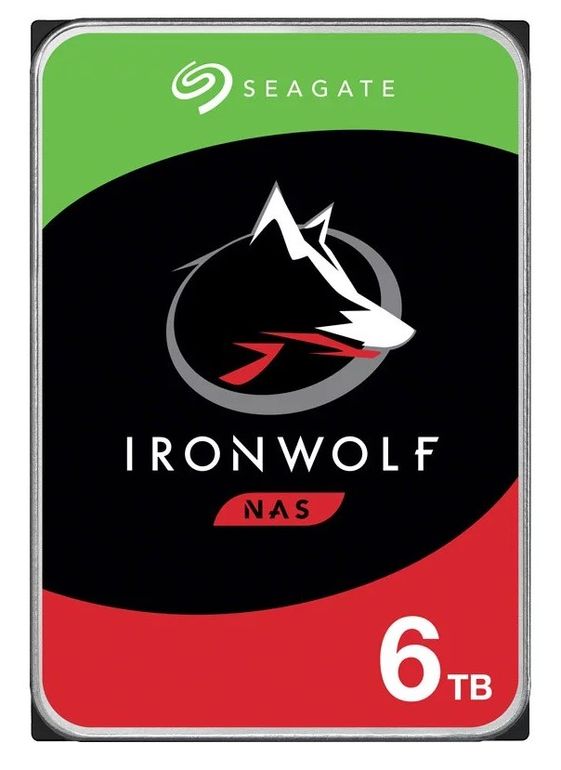 SEAGATE Dysk IronWolf 6TB 3,5 cala 256MB ST6000VN001 - ST6000VN001