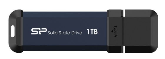 SILICON POWER Dysk zewnętrzny SSD MS60 1TB USB 3.2 600/500MB/s - SP001TBUF3S60V1B