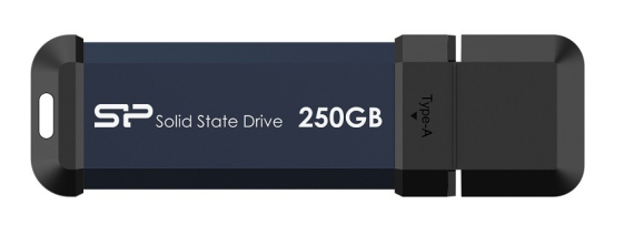SILICON POWER Dysk zewnętrzny SSD MS60 250GB USB 3.2 600/500MB/s - SP250GBUF3S60V1B