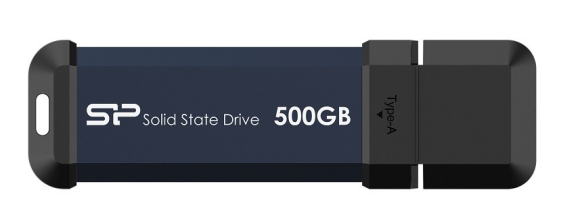 SILICON POWER Dysk zewnętrzny SSD MS60 500GB USB 3.2 600/500MB/s - SP500GBUF3S60V1B