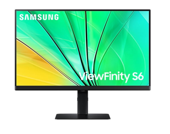SAMSUNG Monitor 24 cale ViewFinity S60D IPS 2560x1440 WQHD 16:9 1xHDMI 1xDP 3xUSB 3.0 5ms PinP/PbyP 100Hz HAS+PIV płaski 3YOn-Site - LS24D600EAUXEN