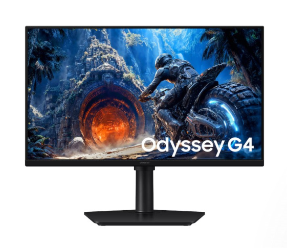 SAMSUNG Monitor 25 cali Odyssey G4 G40H IPS 1920x1080 FHD 16:9 1xHDMI 1xDP 1ms 240/300Hz HAS+PIV głośniki płaski 2Yd2d (LS25HG402EUXEN) - LS25HG402EUXEN