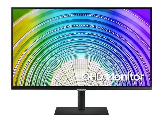 SAMSUNG Monitor  27 cali LS27A600UUUXEN VA 2560x1440 WQHD 16:9   1xHDMI 1xUSB-C 2xDP (In+Out) 3xUSB 3.0 LAN (RJ45) 5ms HAS+PIVOT płaski 3 lata on-site - LS27A600UUUXEN