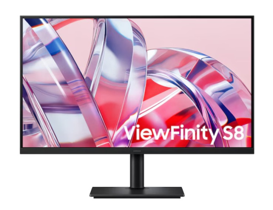 SAMSUNG Monitor 32 cale Viewfinity S80H IPS 3840x2160 UHD 16:9 1xHDMI 1xDP 3xUSB-A 1xUSB-B Easy Connection 5ms 60Hz HAS+PIV płaski 3YOn-Site (LS32H804EAUXEN) - LS32H804EAUXEN