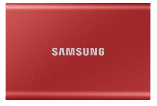 SAMSUNG Dysk Portable T7 1TB USB3.2 GEN.2 czerwony - MU-PC1T0R/WW