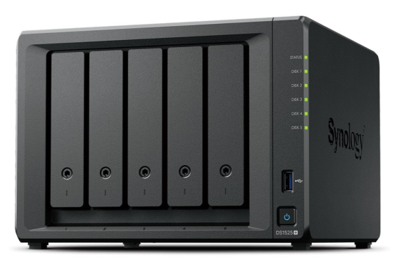 SYNOLOGY Serwer DS1525+ V1500B 2,2Ghz 1x8GB DDR4 2x2,5GbE 3Y  - DS1525+