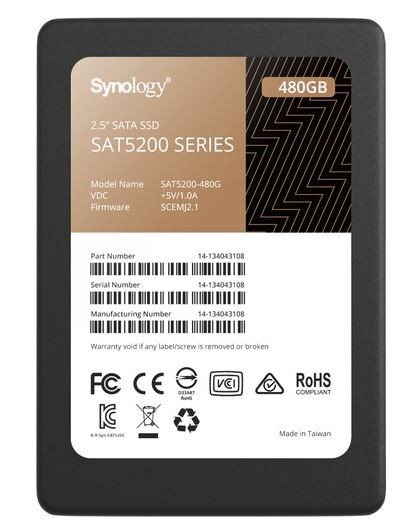 SYNOLOGY Dysk twardy SSD SAT5200-480G 480GB 2,5 7mm SATA 6Gb/s - SAT5200-480G