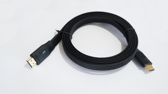 TB Kabel HDMI v 2.1 plaski 2m czarny  - AKTBXVH21FLAT20