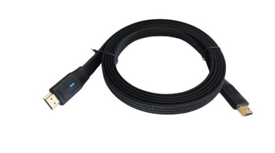 TB Kabel HDMI v 2.1 płaski 3m czarny - AKTBXVH21FLAT30