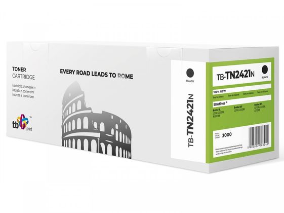 TB PRINT Toner do Brother TN2421 TB-TN2421N BK 100% nowy - TB-TN2421N