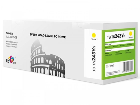 TB PRINT Toner do Brother TN243Y TB-TN243YN YE 100% nowy - TB-TN243YN