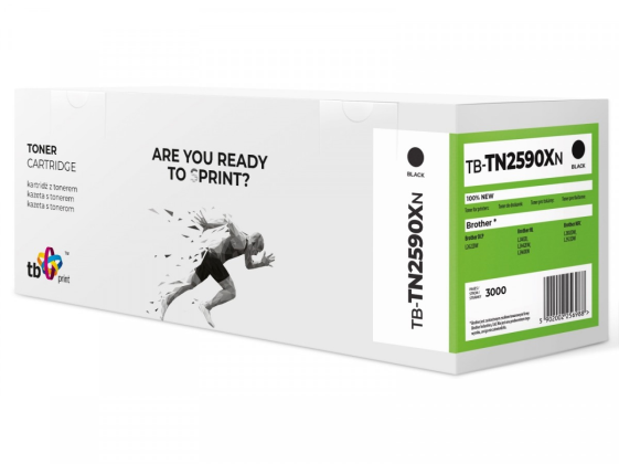 TB PRINT Toner do Brother TN2590XL TB-TN2590XN BK 100% nowy - TB-TN2590XN