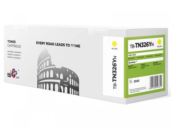 TB PRINT Toner do Brother TN326Y YE 100% nowy TB-TN326YN - TB-TN326YN