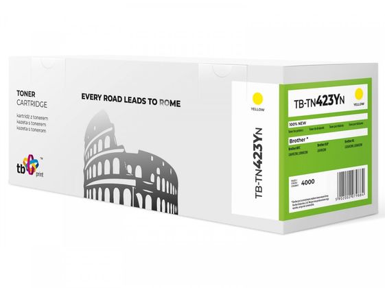 TB PRINT Toner do Brother TN423Y TB-TN423YN żółty 100% nowy - TB-TN423YN
