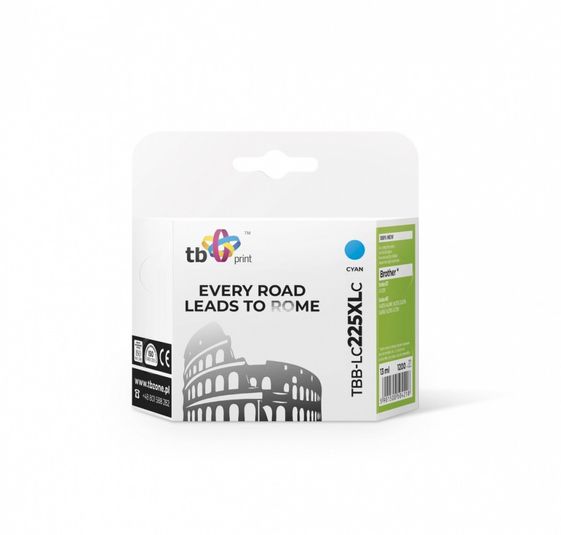 TB PRINT Tusz do Brother LC225XL TBB-LC225XLC CY - TBB-LC225XLC