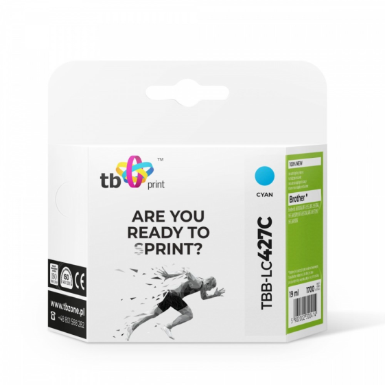 TB PRINT Tusz do Brother MFC-J5955DW TBB-LC427C 100% nowy cyan - TBB-LC427C