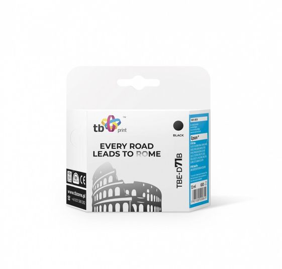 TB PRINT Tusz do Epson T071140 TBE-D71B BK 100% nowy - TBE-D71B