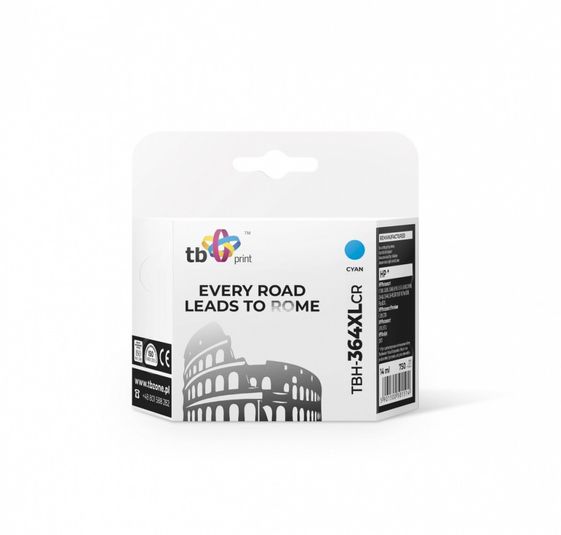 TB PRINT Tusz do HP PS B8550 TBH-364XLCR CY ref. - TBH-364XLCR