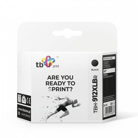 TB PRINT Tusz do HP OfficeJet Pro 8025 TBH-912XLBR BK ref. - TBH-912XLBR