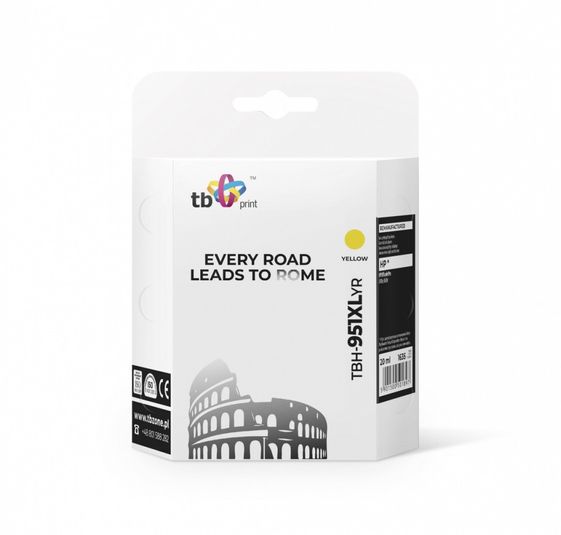 TB PRINT Tusz do HP OJ Pro 8100 żółty refabrykowany TBH-951XLYR - TBH-951XLYR