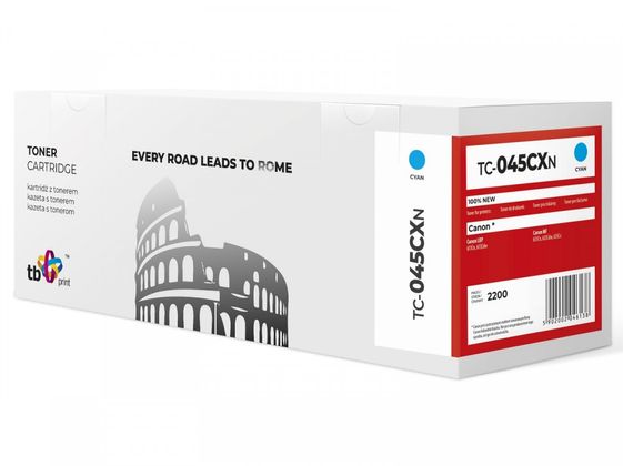 TB PRINT Toner do Canon LBP 610C 045H TC-045CXN CY 100% nowy - TC-045CXN