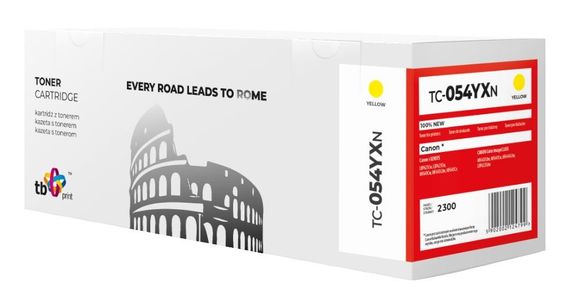 TB PRINT Toner do Canon LBP 620C 054H TC-054YXN żółty 100% nowy - TC-054YXN