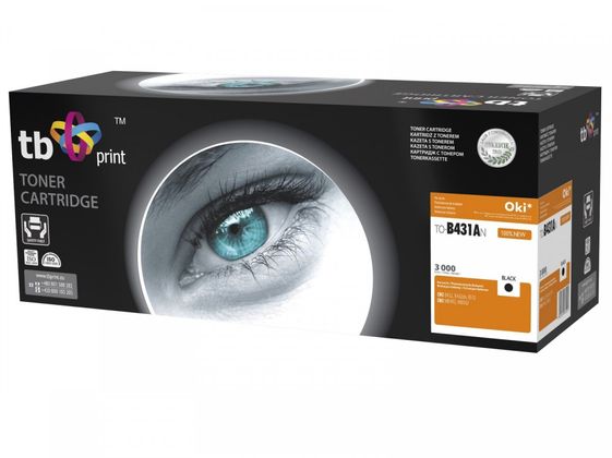 TB PRINT Toner do OKI B411/B431 TO-B431AN BK 100% nowy - TO-B431AN