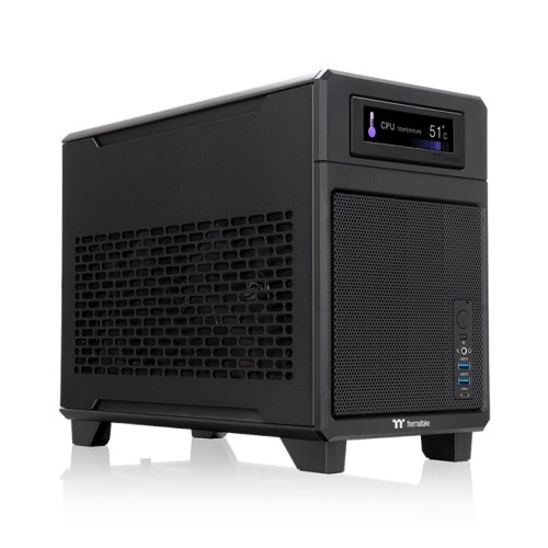 THERMALTAKE Obudowa - TR100 Mini - Black  - CA-11A-00S1NN-00