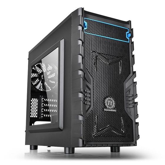 THERMALTAKE Obudowa Versa H13 microATX USB3.0 Window (120 mm) Czarna - CA-1D3-00S1WN-00