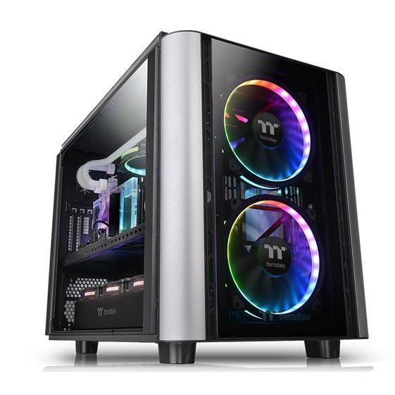 THERMALTAKE Obudowa LEVEL 20 XT E-ATX Tempered Glass Cube - czarna - CA-1L1-00F1WN-00
