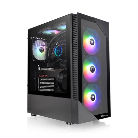 THERMALTAKE Obudowa - View 200 ARGB*3 Tempered Glass - Czarna - CA-1X3-00M1WN-00