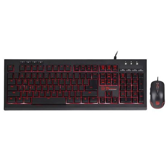 THERMALTAKE Klawiatura gamingowa - Tt eSports Commander Pro Combo - CM-CPC-WLXXMB-US