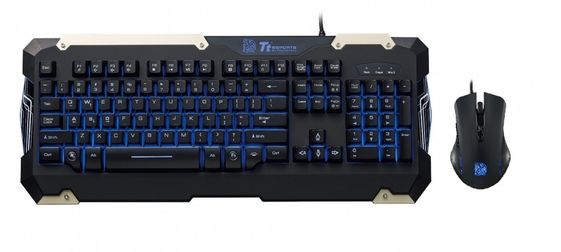 THERMALTAKE Tt eSPORTS Klawiatura dla graczy - COMMANDER Gaming Gear Combo  - KB-CMC-PLBLUS-01